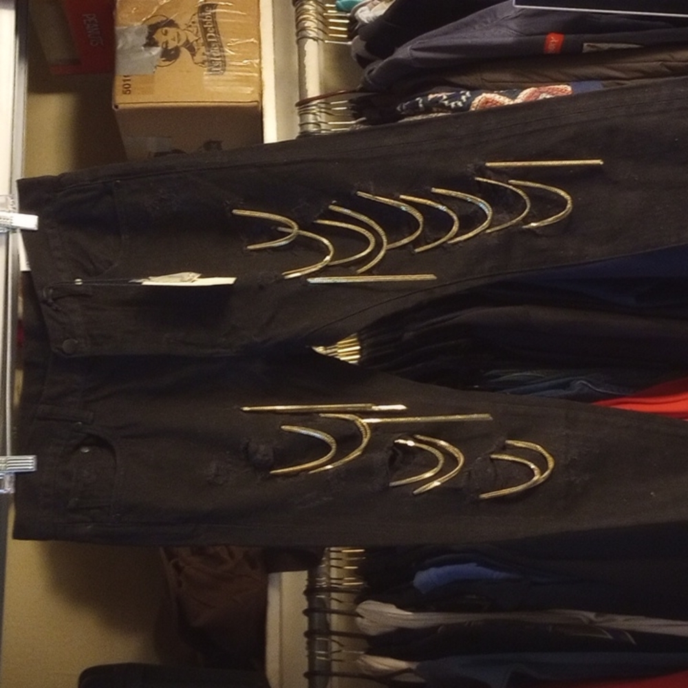 DOPE  BLACK JEANS